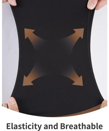 Jinhiteam Girls' Black Leggings with Pockets | High Waist Tummy Control Yoga Pants | Size 11-12 Years - Buy Online on GoSupps.com