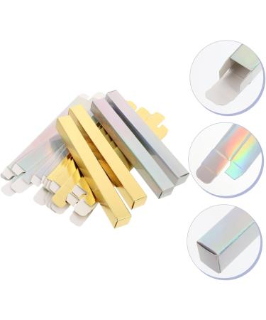  POPETPOP POPETPOP 50 Boxes Lip Gloss Box Lipstick Box Eye Case Eyebrow Tweezers Led Lip Gloss Plumping Gold Card Cosmetic Gift Box - Buy Online on GoSupps.com