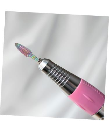 VINTORKY Drills Tool Manicure Accessories Manicure Supplies Manicure Art Drill Bits Manicure Drill Bits Cuticle Pusher Set Women's Tungsten Steel Nail 5.4x1.2cm Colorful - Buy Online on GoSupps.com