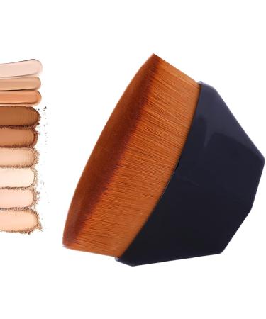 Flat Top Hexagon Face Makeup Brushes Makeup Brush Foundation Makeup Brush Multifunctional Makeup Brush Black - Buy Online on GoSupps.com