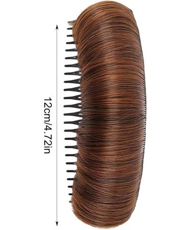 Hair Volume Clip Hair Pads Invisible False Hair Clip Volume Hair Base Styling Insert Tool Hair Bump Up Clip Bun Hair Pad Accessories for Girls Light Brown - Buy Online on GoSupps.com