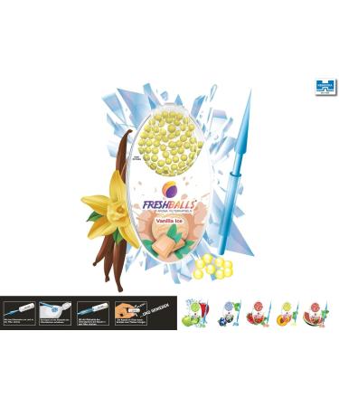 FreshBalls Henecka Aroma Filter Balls - Mint Oil & Strawberry Mint Flavor - International Shipping Available - Buy Online on GoSupps.com