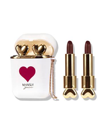 Buy ICE LOVE Matte Lipstick Set - Long Wear Waterproof Velvet Finish Non-Stick Cup Moisturizing Lip Gloss for Women - 2pcs (White) - International Shipping Available - Buy Online on GoSupps.com