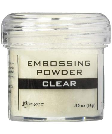 Ranger Embossing Powder  .50 Ounce Jar  Clear - Buy Online on GoSupps.com