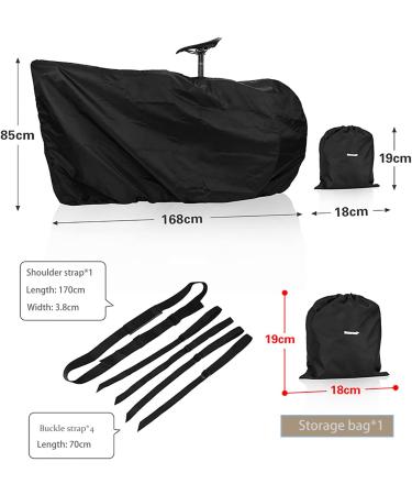 Waterproof Bicycle Transport Bag for 26-27.5 Inch & 700C Bikes - Ideal for Air Travel & Road Cycling - Buy Online on GoSupps.com