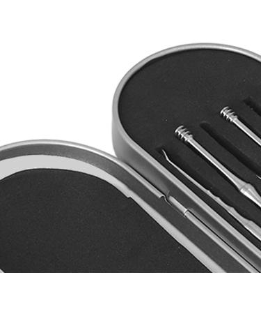 Stainless Steel Earwax Removal Kit | Comfortable Handle Ear Wax Cleaner | Travel-friendly | Glossy Appearance | GLOGLOW - Buy Online on GoSupps.com