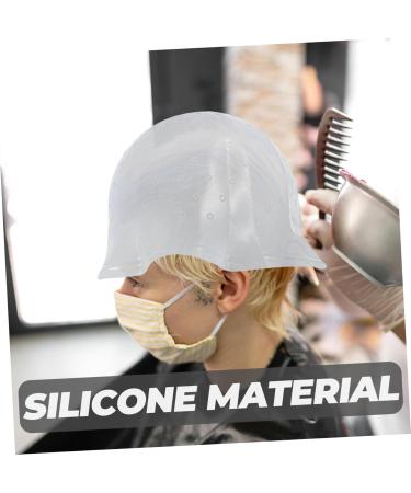 Beaupretty Salon Hair Dye Cap Silicone Highlight Hat Highlight Cap Silicone Hair Dyeing Caps Frosting Coloring Hat Has Hats Silicone Hair Coloring Hat Hair Cap Silica Gel Brighten - Buy Online on GoSupps.com