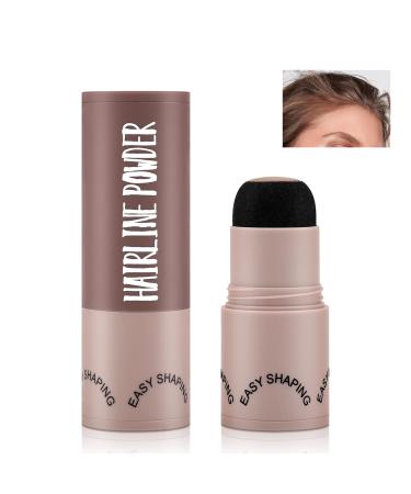 Boobe hair powder stick hairline shade stick gray hair root cover up powder instantly hair color concealer for women with thinner hair medium brown
