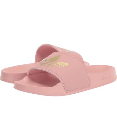 adidas Originals Women's Adilette Lite Sandal - Wonder Mauve/Matte Gold - Size 8 - Buy Online on GoSupps.com