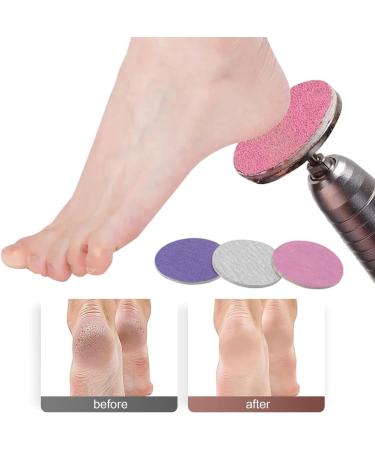 Mesee 60 Pieces Sanding Paper Discs for Pedicure 25mm Self-Adhesive Sandpaper Disk Pads with Nail Drill Bit Electric Foot File Sanding Disc Replacement for Manicure Pedicure Dead Skin Callus Removal - Buy Online on GoSupps.com