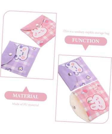 Orfofe 2-in-1 Small Article Container Menstrual Bag - Large Capacity Portable Case for Women s Bandages & Time Pads - Stylish PU Storage Solution - Buy Online on GoSupps.com