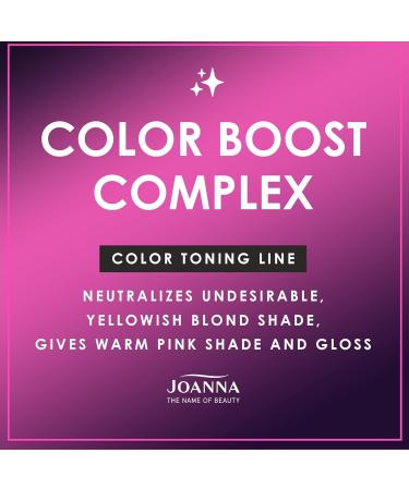 JOANNA Professional Color Boost complex shampoo and hair rinse set for women color enhancing neutralization of unwanted yellow tones pinkgray and warm pink color - Buy Online on GoSupps.com