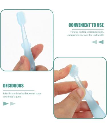 Baby Tongue Cleaners Set | Portable Toothbrush & Oral Cleaners for Infants Toddlers & Pets - International Shipping Available - Buy Online on GoSupps.com