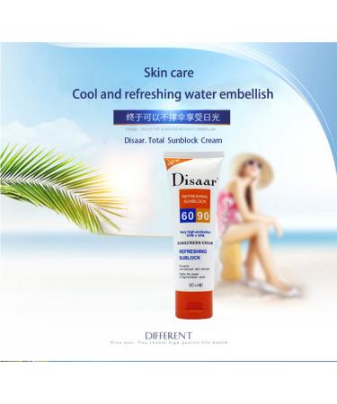 DISAAR Refreshing Sunscreen SPF 60-90 - Very High UVB + UVA Protection 80ml | Shop Internationally - Buy Online on GoSupps.com