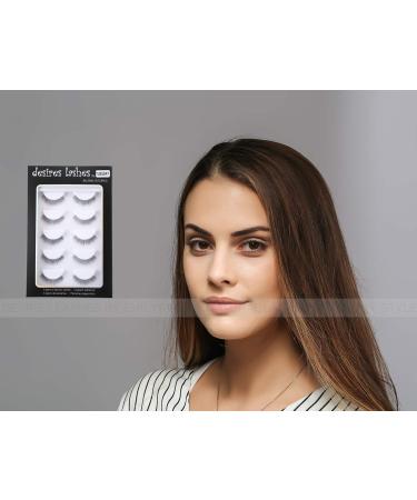 Desires Lashes by EmilyStores Natural Strip Eyelashes Multipack - 5 Pairs Per Kit - Monday/Tuesday - Buy Online on GoSupps.com