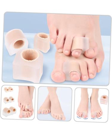 2 Pairs Toe Separator & Protector Set | Multipurpose Fiber Tool for Toe Separation, Bunion Cover & Hammer Toe | Reusable Toe Spacers | 3.6x3.5cm - Buy Online on GoSupps.com
