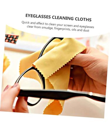 100pcs Eyeglass Cleaning Wipes - Multi-Purpose Lens & Screen Wipes for Glasses Phones & Computers | 13x13cm Fiber Cloth - Buy Online on GoSupps.com