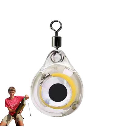 Lesunbak drop fishing lights fishing bait light |Night-fishing waterproof LED ink fishing bait in an eye shape in the dark shining underwater ink fishing bait to attract perch color - Buy Online on GoSupps.com