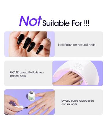 Gellen Nail Glue Remover - 60ml for Press-On Nails & Acrylics | Fast Gel Removal for Fake Nail Tips - Buy Online on GoSupps.com