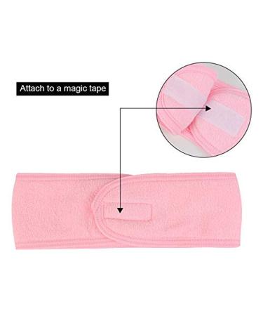 2 Piece Spa Hair Band Set - Terry Cloth Makeup & Sports Headbands for Yoga & Hair Protection - Buy Online on GoSupps.com