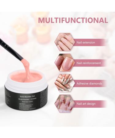  LOPHE LOPHE Gel Builder for Nails 15 ml for Extensions and Sculpting UV Gel for Extensions and Sculpting UV Gel for Nails UV Builder Gel for Home and Salon Use (E123) - Buy Online on GoSupps.com