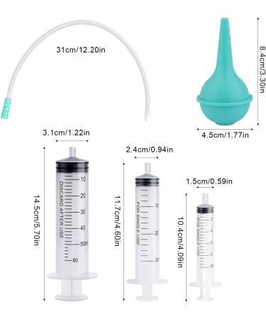 KINBOM 7pcs Pet Nursing Supplies Animal Kid Tube Feeding Kit Syringe Feeder Feeding Tube Supplies for Lamb Goat Puppies Small Animals Feeding & Water Measuring - Buy Online on GoSupps.com