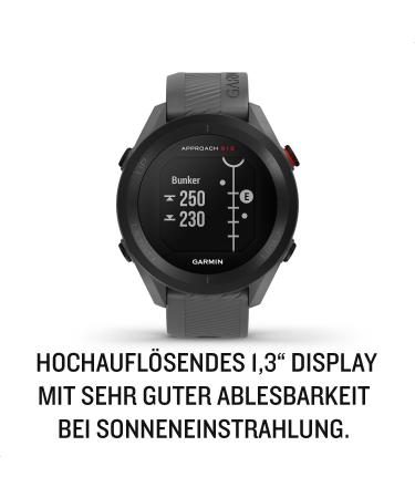 Garmin Approach S12 2022 Edition - GPS Golf Watch with Impact Width Measurement & 42 000 Course Info | Slate Grey 30-Hour Battery Life - Buy Online on GoSupps.com
