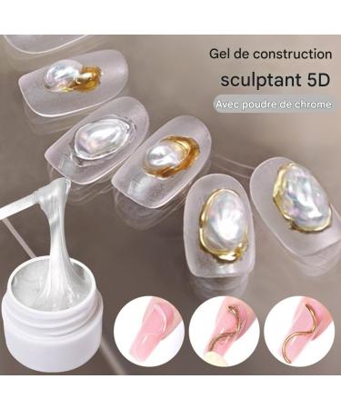  G n rique 3D Sculpting Gel | 10ml Pearl Finish Non Sticky | 3D Nail Builder Gel and Sculpture - For Women Girls Beginners Manicure Salon Home Daily Travel Vacation Anniver - Buy Online on GoSupps.com