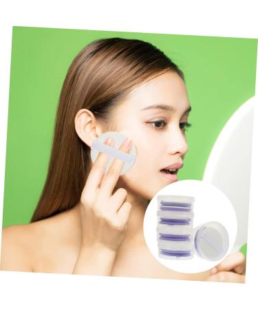minkissy Face Powder Puff 5 Sets Puff Makeup Pads Esponjas Para Maquillaje Beauty Puffs Sponge Makeup Powder Puff Foundation Cream Puffs Powder Purple Hydrophilic Non-latex Non Latex - Buy Online on GoSupps.com