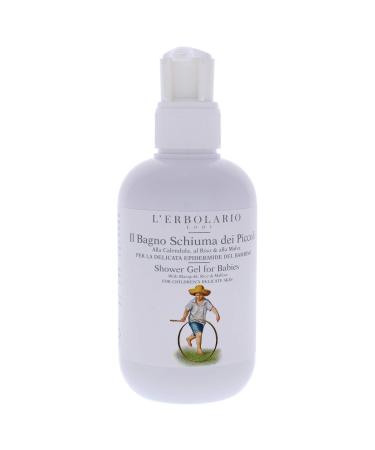 L'Erbolario Shower Gel for Babies - Gentle Cleansing for Sensitive Skin - Enriched with Rice Proteins - 6.7 Oz - Buy Internationally - Buy Online on GoSupps.com