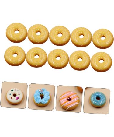 Uonlytech 20 Pcs Donut Decoration Blush Decor Bling Decor Lovely Ornament Child Accessories Earth Tones - Buy Online on GoSupps.com