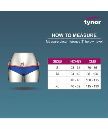 Hernia Belt for Inguinal Support | TYNOR Adjustable Truss with Compression Pads for Surgery & Injury Recovery - XL - Buy Online on GoSupps.com