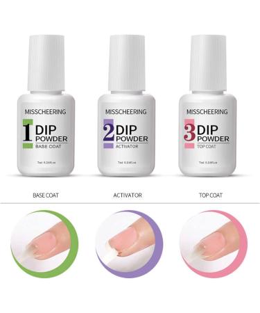 Acrylic Nails Dip Powder Nail Kit Nude Pink Glitter 6 Colors Acrylic Dipping Powder System Kit For French Nail Manicure Nail Art Set 10ml Colorful Rhinestones (A One Size) One Size A - Buy Online on GoSupps.com