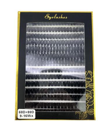 HBZGTLAD Mink Eyelashes 30D/40D/50D/60D/80D - 280 Bundles Natural 3D Individual Cluster Lashes for Stunning Volume - D Curl 0.07MM Mix - Buy Online on GoSupps.com