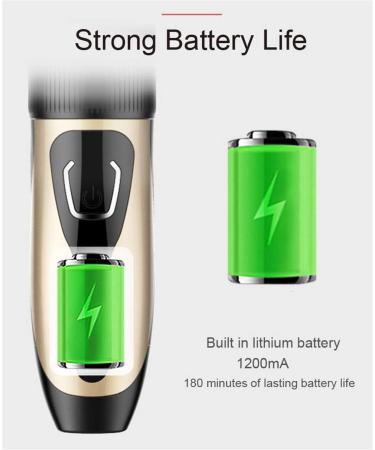 Hair Clippers for Men Professional Cordless Hair Trimmer Waterproof Rechargeable LED Display Beard Trimmer Hair Cutting Kit with Charging Dock - Buy Online on GoSupps.com