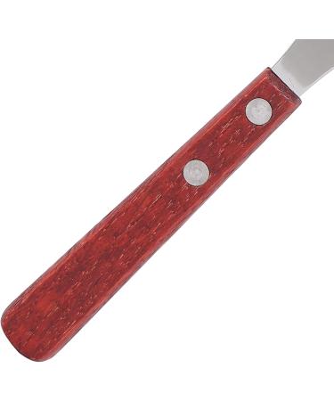Premium Stainless Steel Wax Spatula with Wooden Handle | Multi-Purpose Applicator for Face Masks Hair Removal & Mixing Pigments - Buy Online on GoSupps.com