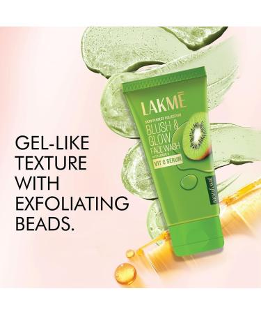 Lakme Fard joues et glow kiwi gel fra cheur nettoyant visage avec des extraits de kiwi 100 grammes - Buy Online on GoSupps.com