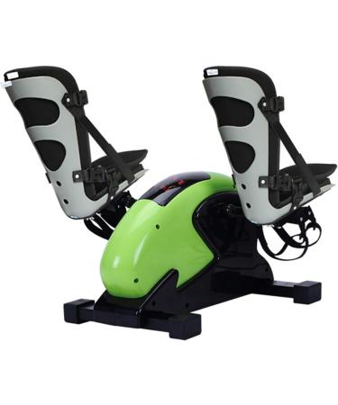 Bedridden Rehabilitation Pedal Exerciser Portable Mini Exercise Bike Hand Foot Pedal Trainer Elderly Bicycle Exerciser Suitable Arm and Leg Rehab Work-Out for Home Bed Wheelchair Fitness