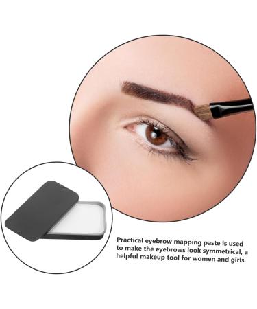 MUSISALY Eyebrow Drawing Eyebrow Makeup Tools Brow Contour Paste Aluminum Box 1 count (Pack of 1) Black - Buy Online on GoSupps.com