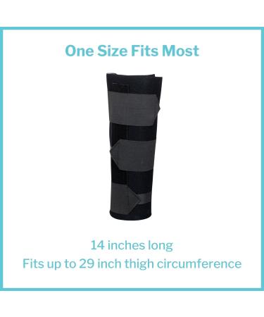 McKesson Knee Immobilizer Brace | Adjustable Leg Straightener | One Size Fits Most | 14 | for Women and Men | 1 Count - Buy Online on GoSupps.com