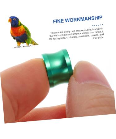 Angoily 40 Pcs Pigeon Foot Ring Where Kickstand Pigeon Foot Bands Pigeon Aluminum Leg Ring Metal Ring Birds 0.8X0.8X0.8CMx2pcs As Shownx2pcs - Buy Online on GoSupps.com