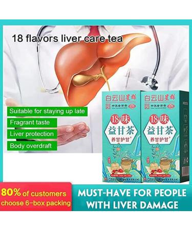 Daily Liver Nourishing Tea (18 Different Herbs) Everyday Nourishing Liver Tea Nourishing Liver and Protecting Liver Tea (1 Box) - Buy Online on GoSupps.com