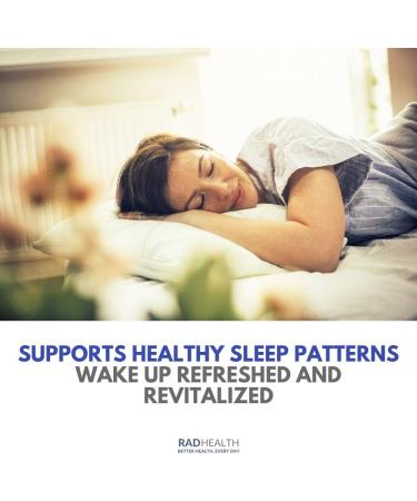 Rad ZZZ Natural Sleep Aid Pills - 60 Capsules | Promotes Restful Sleep | USA-Made | International Shipping Available - Buy Online on GoSupps.com