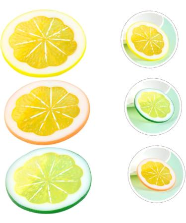 Alipis 6pcs Artificial Lime Simulation Fruits Simulated Fruit Model Faux Lemon Slices Lemon Slices for Soap Lifelike Lemon Props Lemon Slices Artificial Ornament Filling Orange Slices Pvc - Buy Online on GoSupps.com