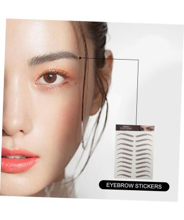 VINTORKY 9 Sheets Waterproof Eyebrow Stickers Artificial Eyebrows for Women 6d Hair-like Eyebrows Stickers 3d - Buy Online on GoSupps.com