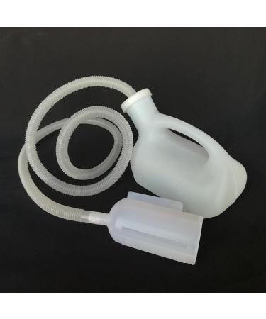 1100mL Thick Plastic Urinals Large Capacity Portable Urine Cup with Easy Grip Handle for Camping Car Travel Traffic Jam and Queuing - Buy Online on GoSupps.com