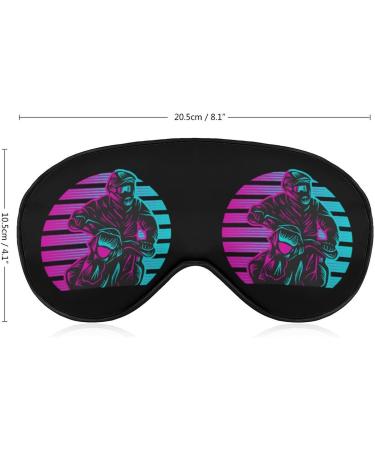 Retro Motocross Sunset Sleep Mask - Adjustable Eye Cover for Sleeping & Travel - Buy Online on GoSupps.com