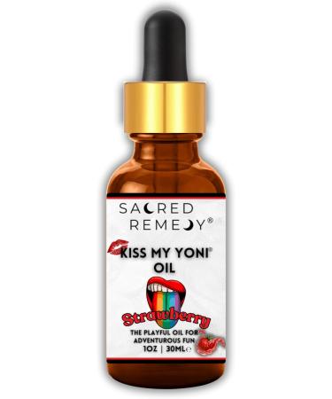 Kiss My Yoni Oil Lotion pour le corps Premium la fraise. Huile de massage non collante 30 ml. V g talien naturel biologique non toxique. - Buy Online on GoSupps.com