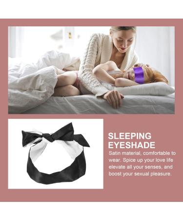 Satin Sleep Mask White - Smooth Blindfold for Better Sleep - 1 Count - Buy Online on GoSupps.com