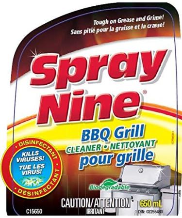 Spray Nine C15650 BBQ Grill Cleaner 650mL - Buy Online on GoSupps.com